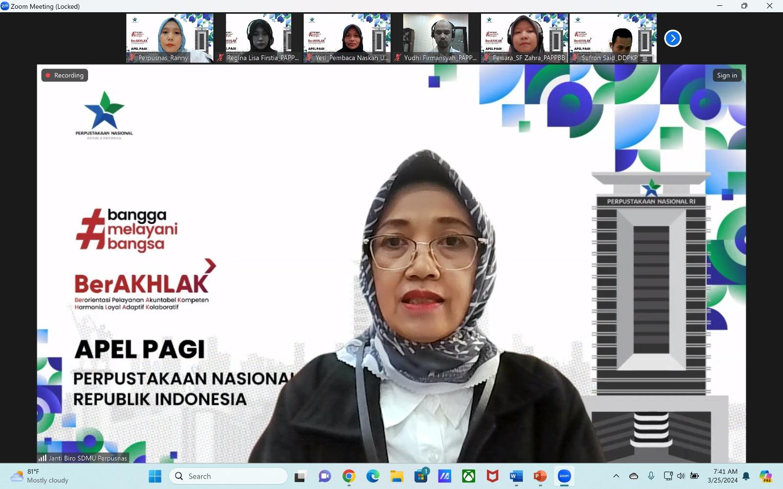Penilaian Profesionalitas ASN di Lingkungan Perpustakaan Nasional Republik Indonesia