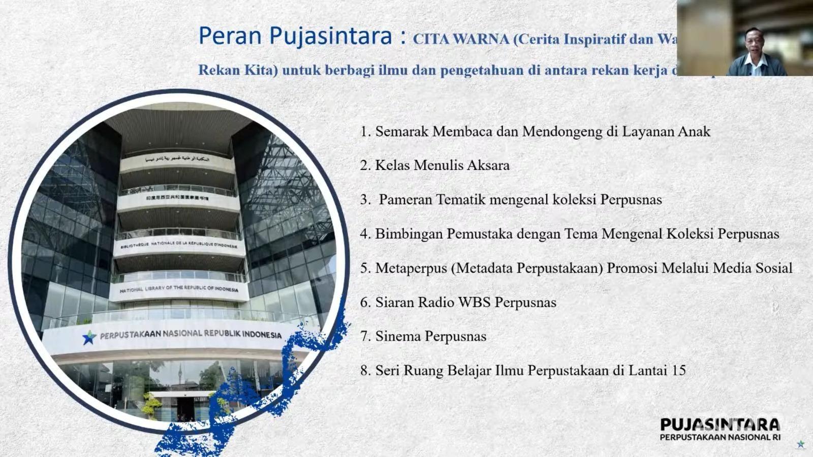 Agen Perubahan (AP) PERPUSNAS RI Siap Mendukung Reformasi Birokrasi Melalui Berbagai Kegiatan Inspiratif dan Berkelanjutan