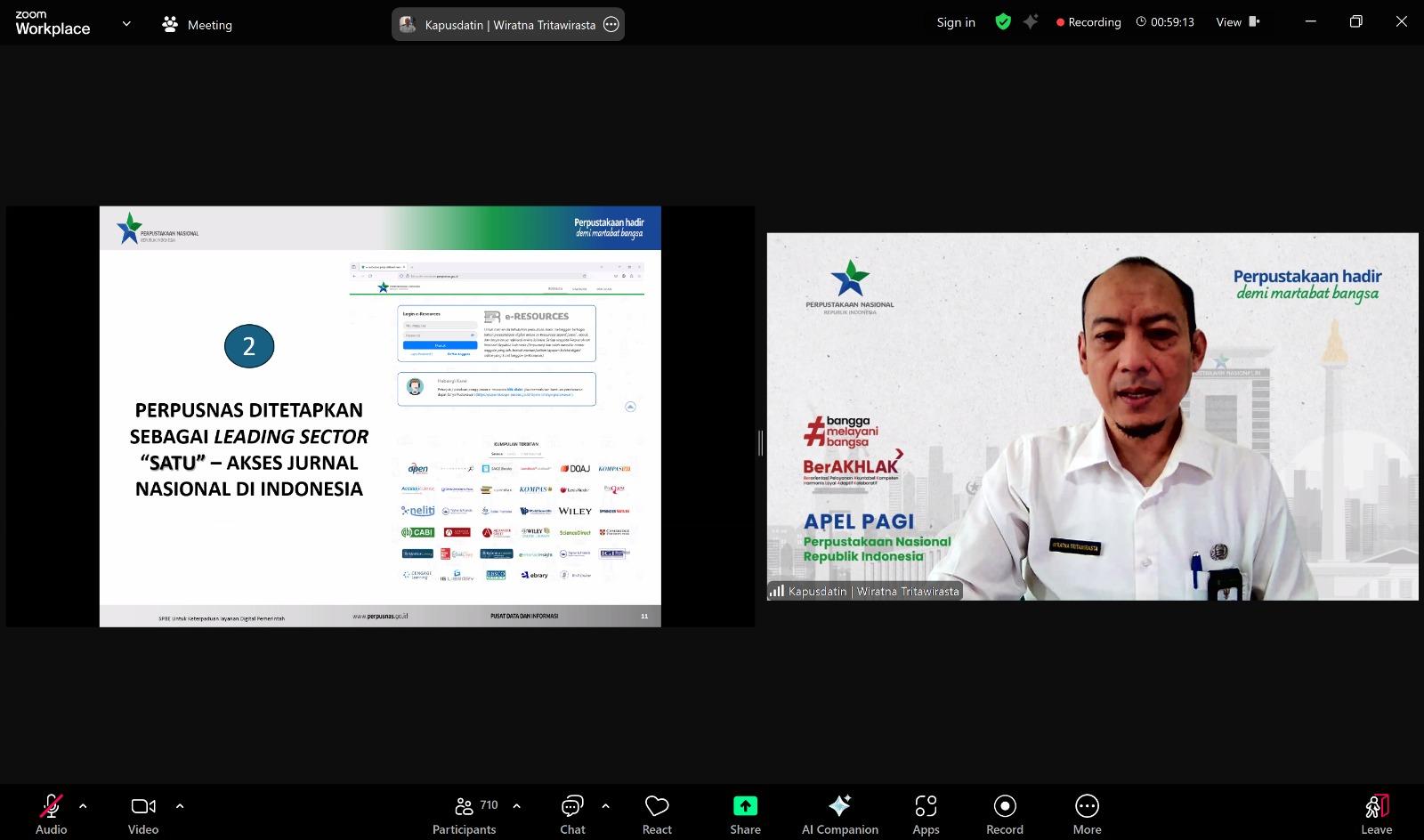 Pusdatin Perpusnas Fokus Bangun Sistem Informasi dan Infrastruktur Digital 