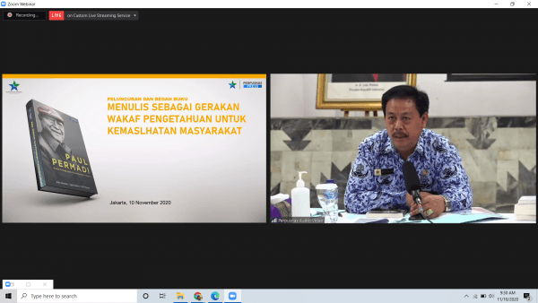 Perpustakaan Nasional Luncurkan Buku Biografi Paul Permadi