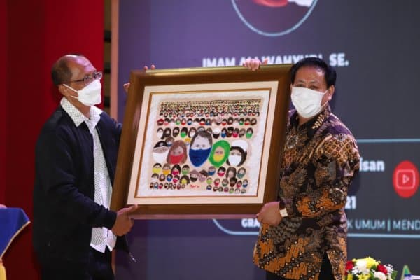 74 Lukisan Karya Syafruddin Nisyam Dipamerkan di Perpusnas