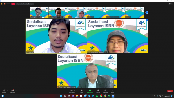 Layanan ISBN Perpusnas Gelar Sosialisasi Kebijakan Teknis dan Ketentuan Baru
