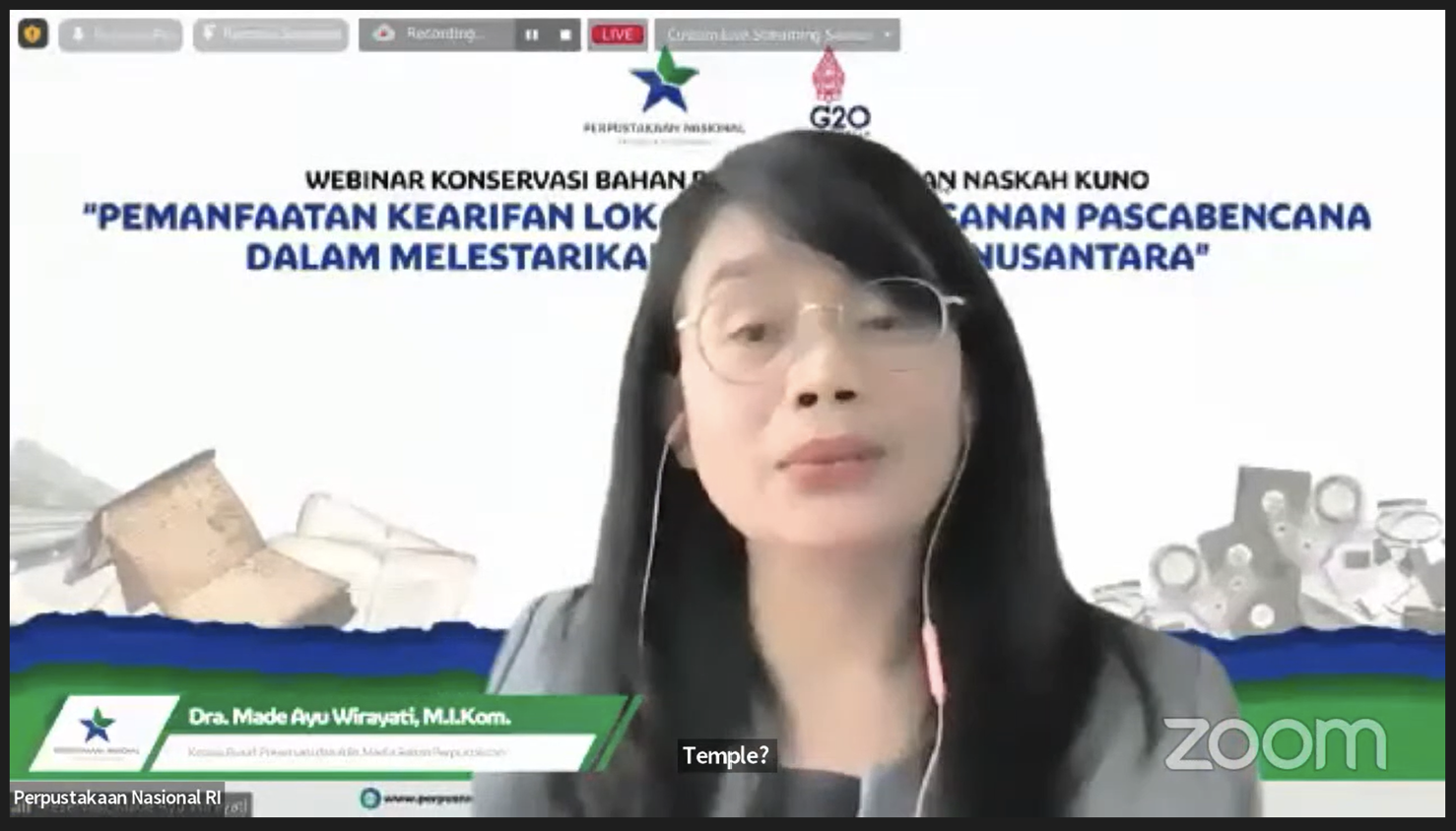 Pelestarian Bahan Perpustakaan Miliki Tingkat Urgensi Tinggi