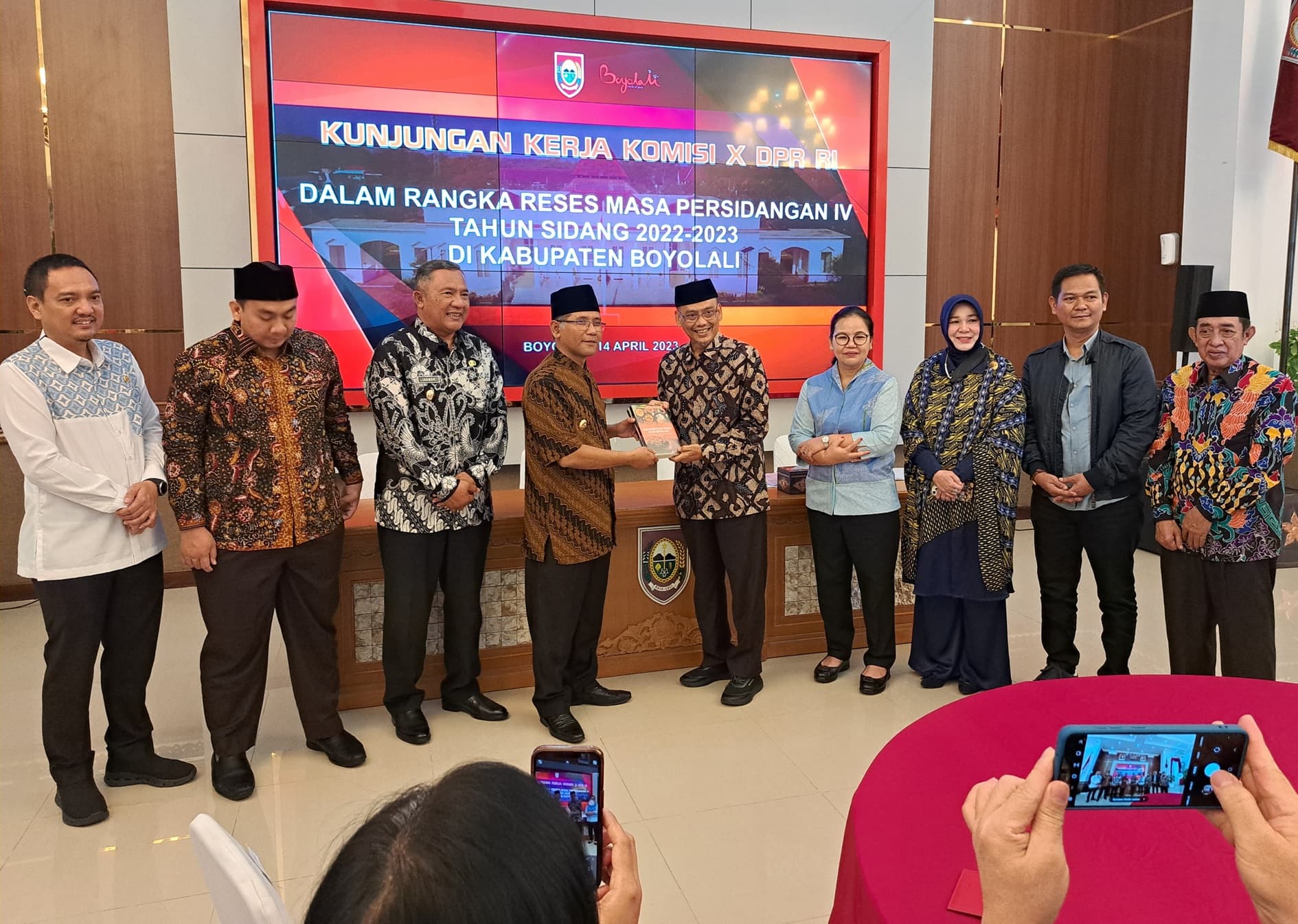 Kunjungan Kerja Komisi X DPR RI Pada Masa Reses Masa Persidangan IV Tahun Sidang 2022-2023 di Kabupaten Boyolali, Jawa Tengah