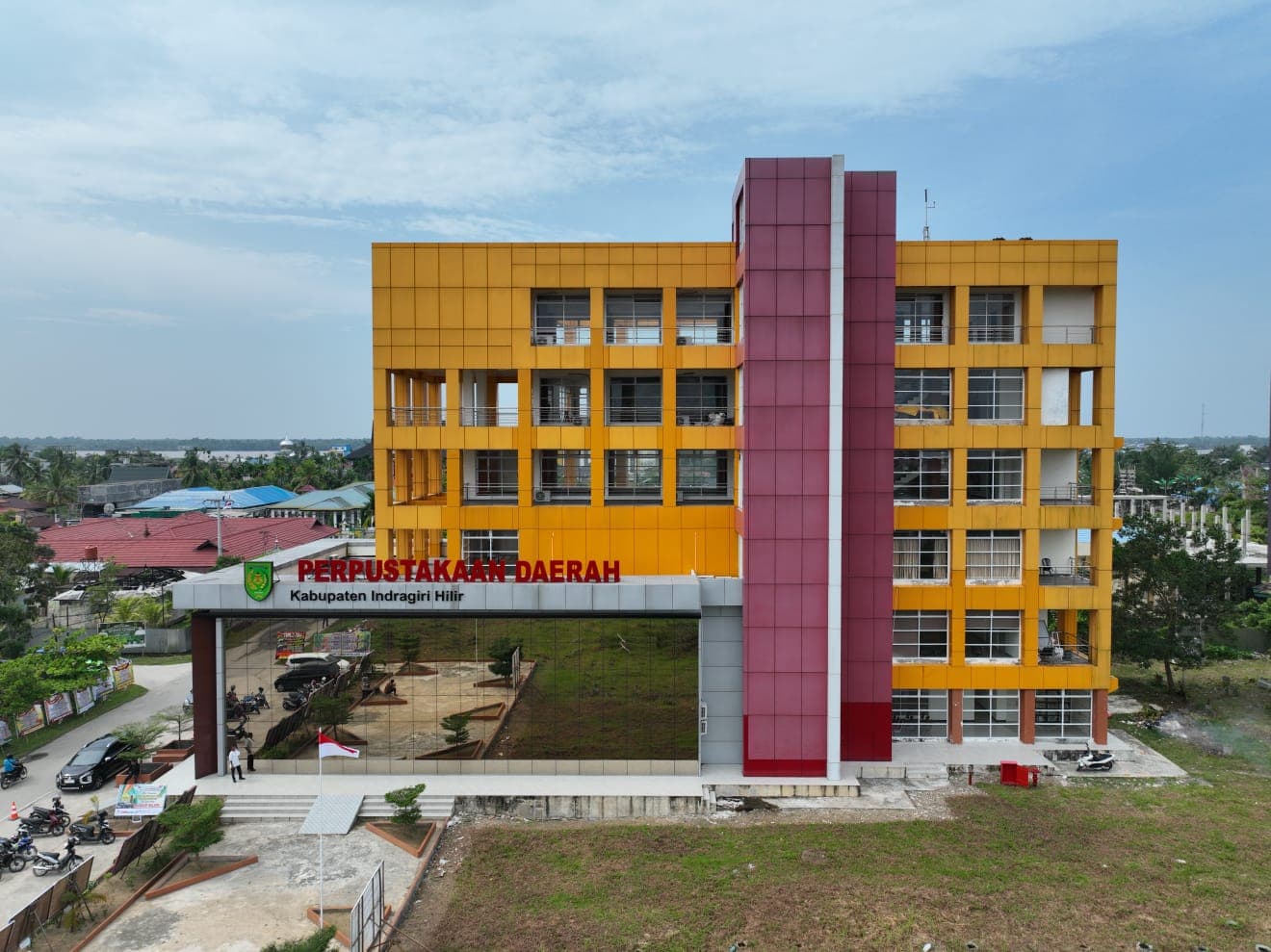 Megah, Gedung Perpustakaan Daerah Inhil Hadir Enam Lantai